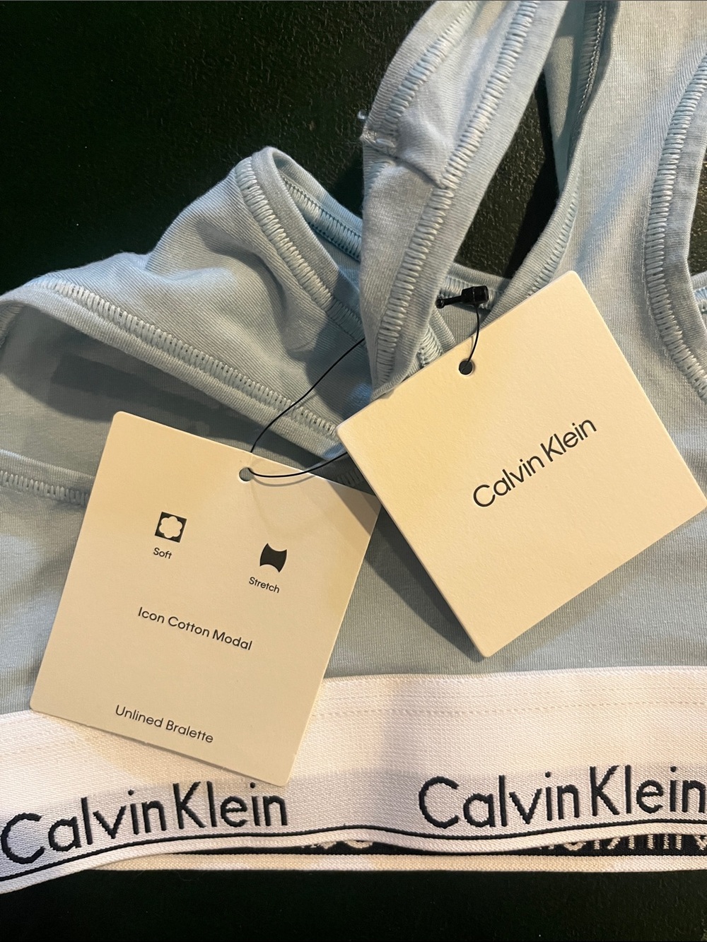 Calvin Klein Racerback Bralette - Picture 4 of 7